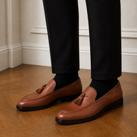 Men's Tasseled Loafers – Cognac