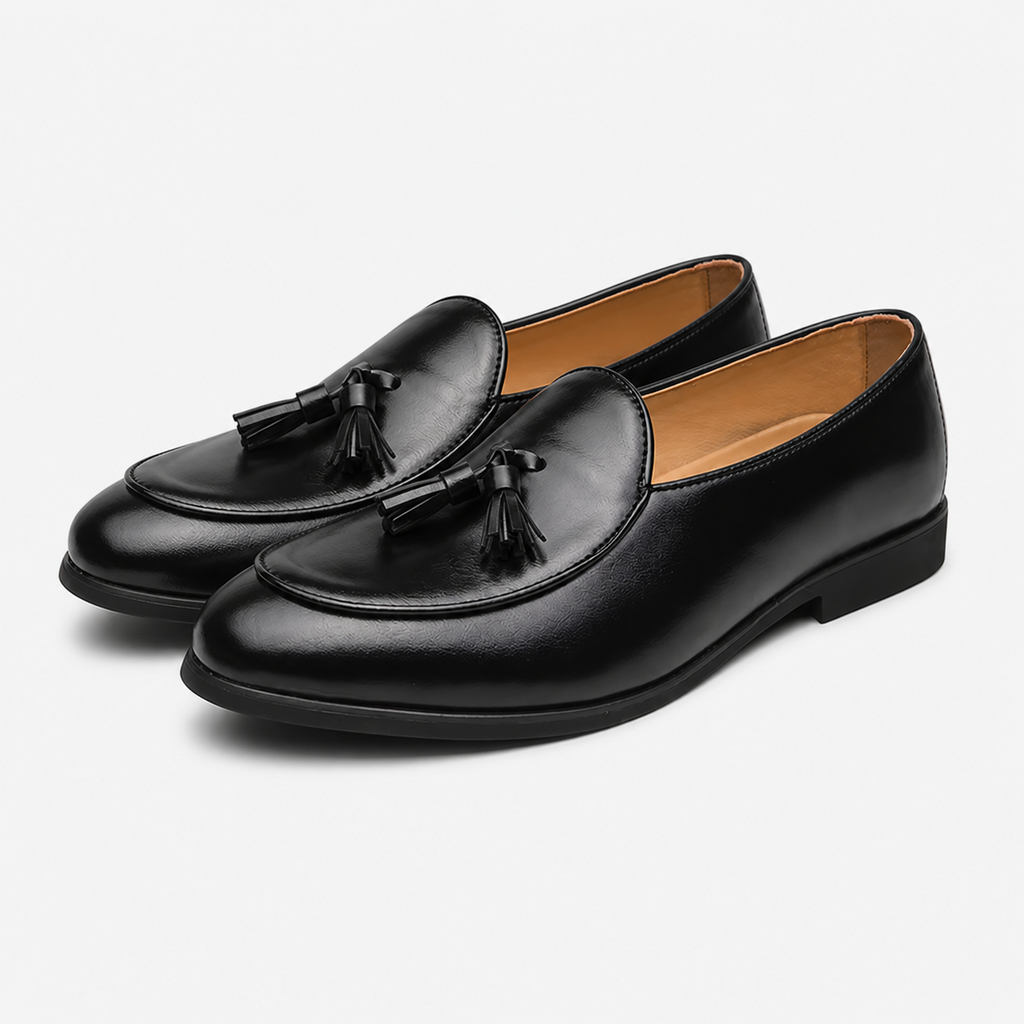 Men's Tasseled Loafers – Leather Sole