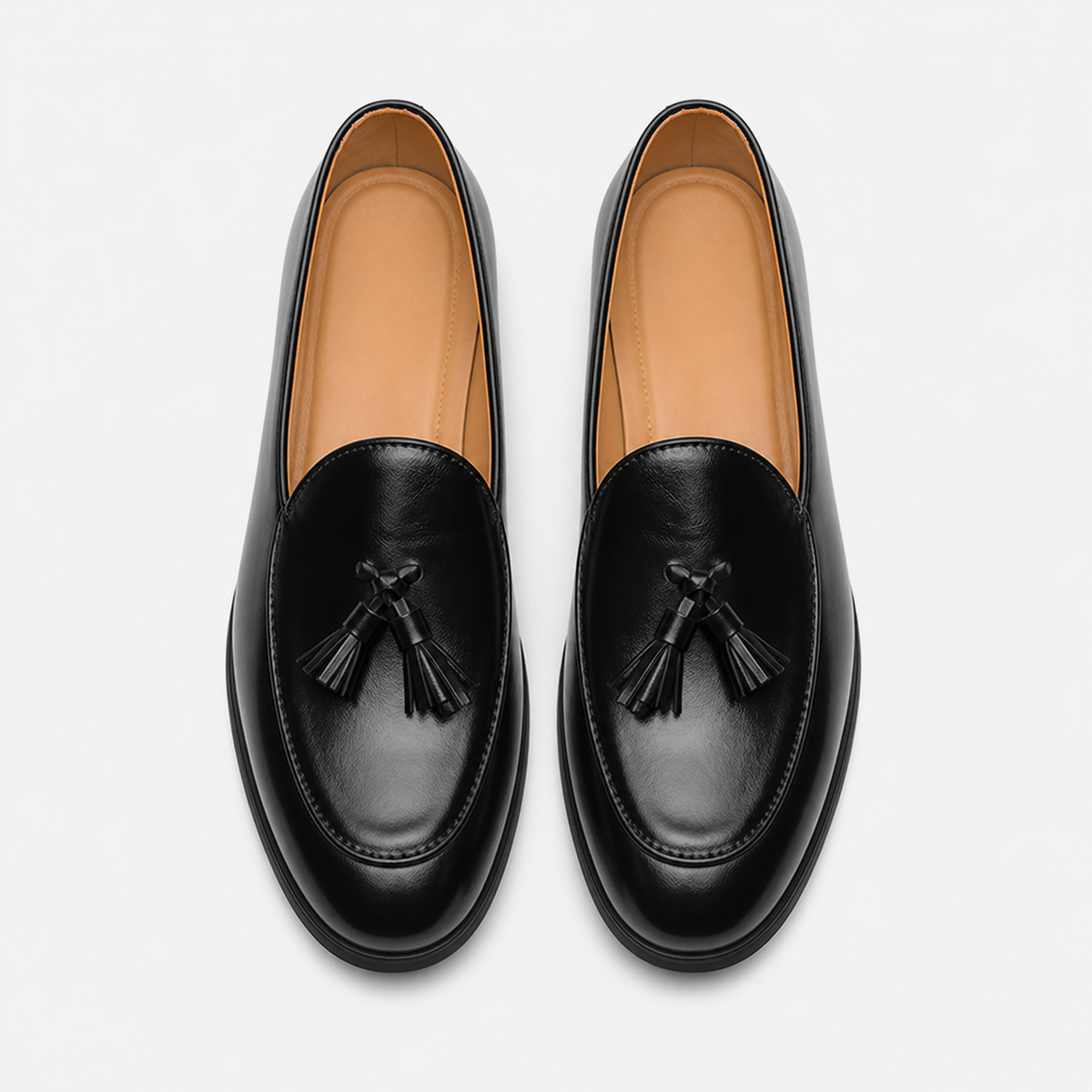 Men's Tasseled Loafers – Leather Sole