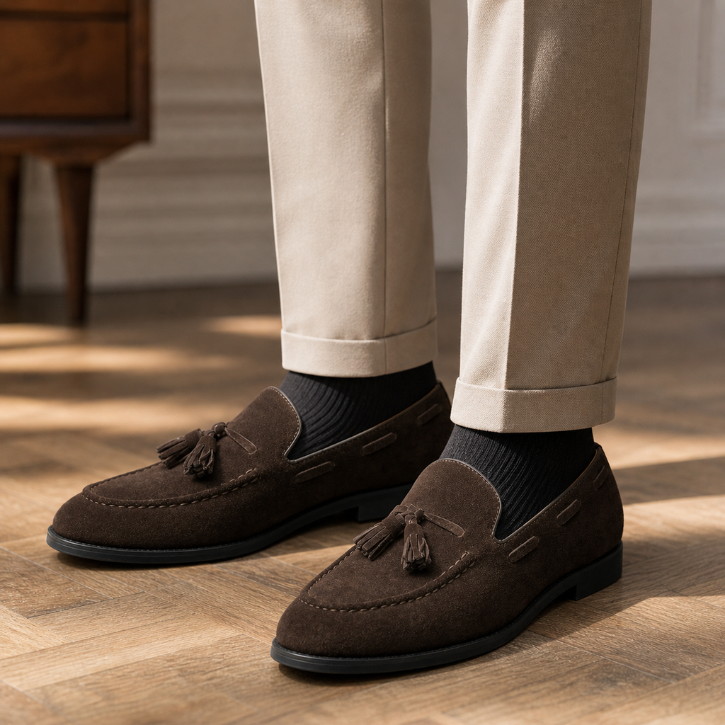 Men's Soft Tassel Loafers
