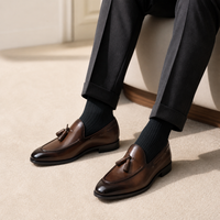 Men's Tasseled Loafers – Hand Stitching
