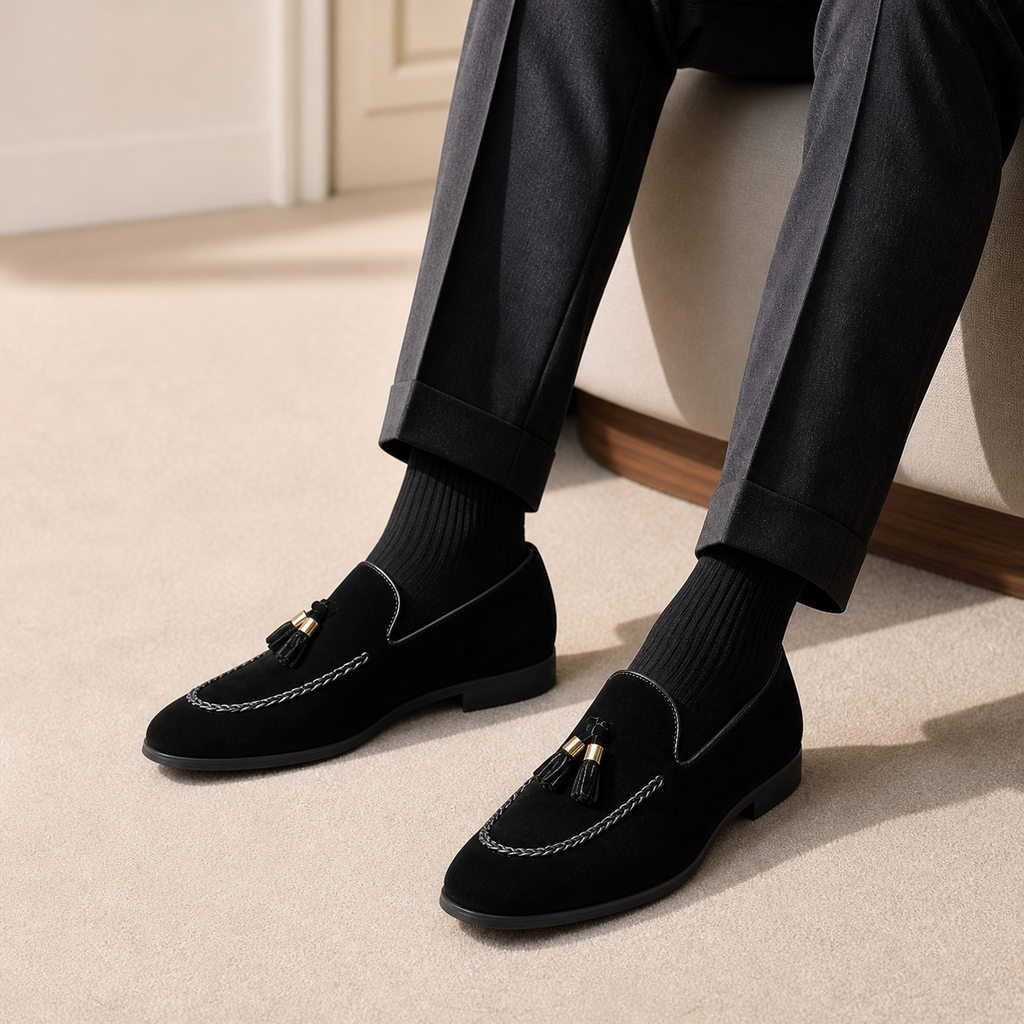 Refined Men's Tasseled Loafers