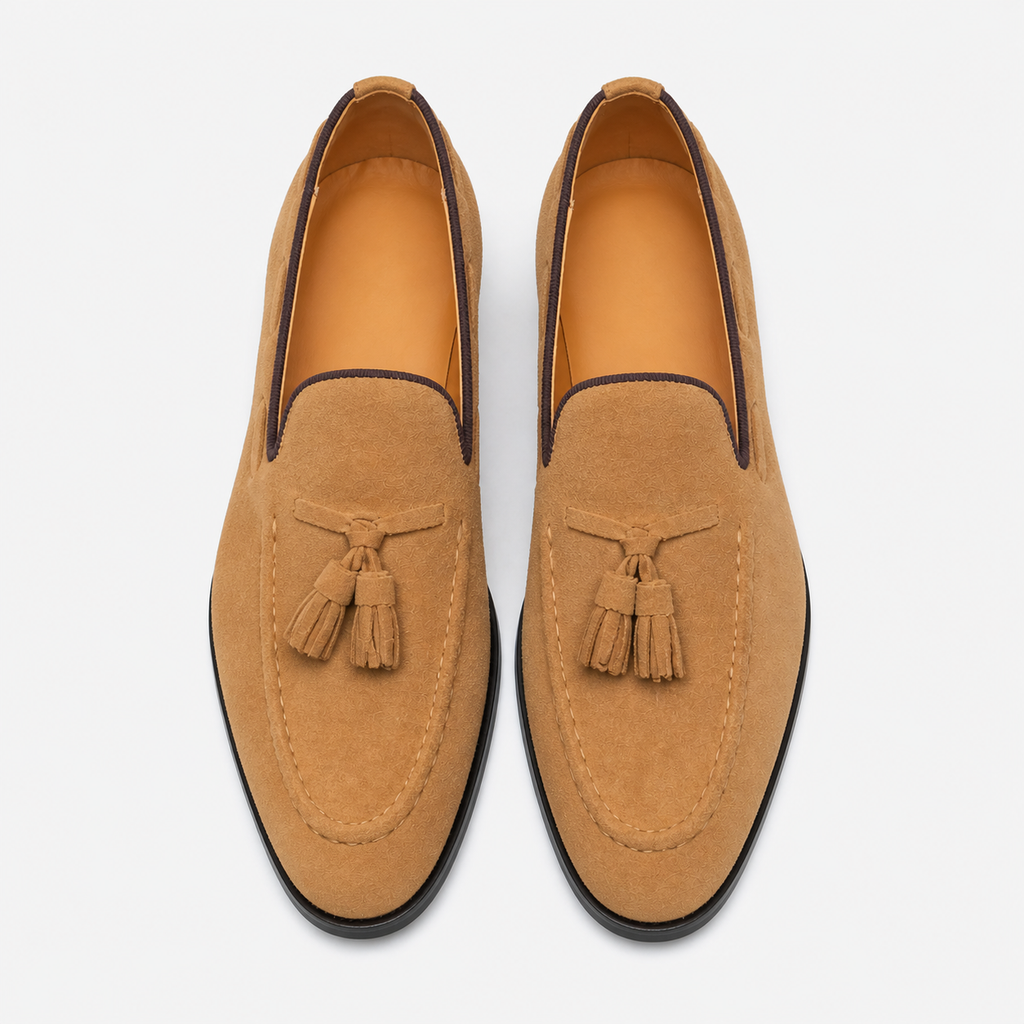 Men's Wedding Suede Loafers