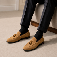 Men's Wedding Suede Loafers