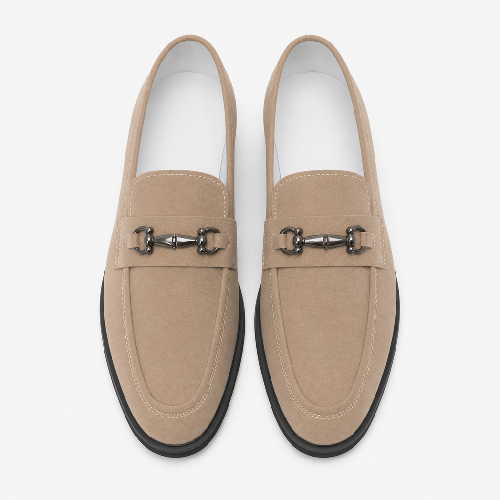 Men's Wedding Loafers – Beige