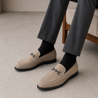 Men's Wedding Loafers – Beige