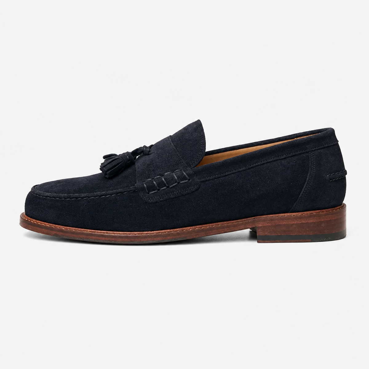 Men's Navy Blue Wedding Loafers