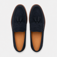 Men's Navy Blue Wedding Loafers