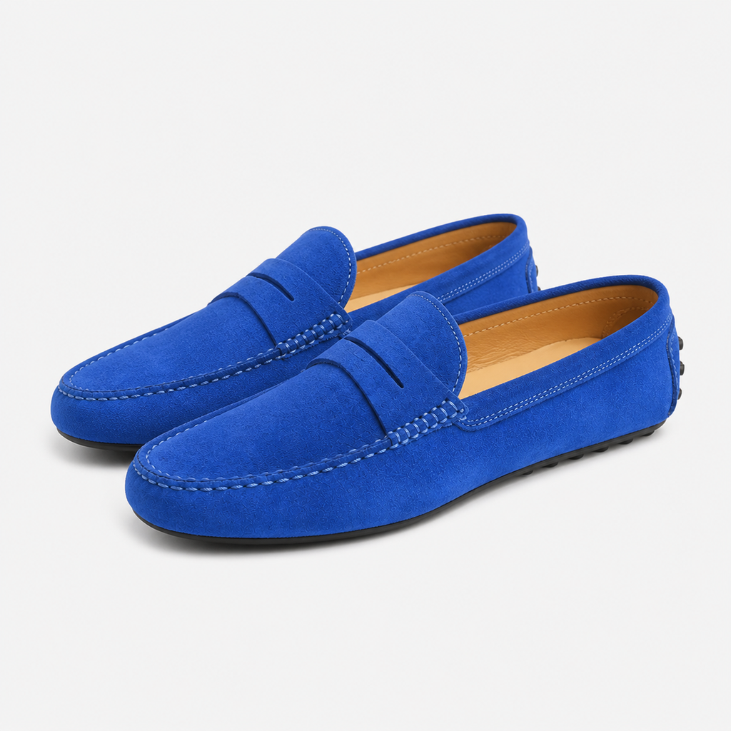 Men's Loafers for Blue Wedding Suits