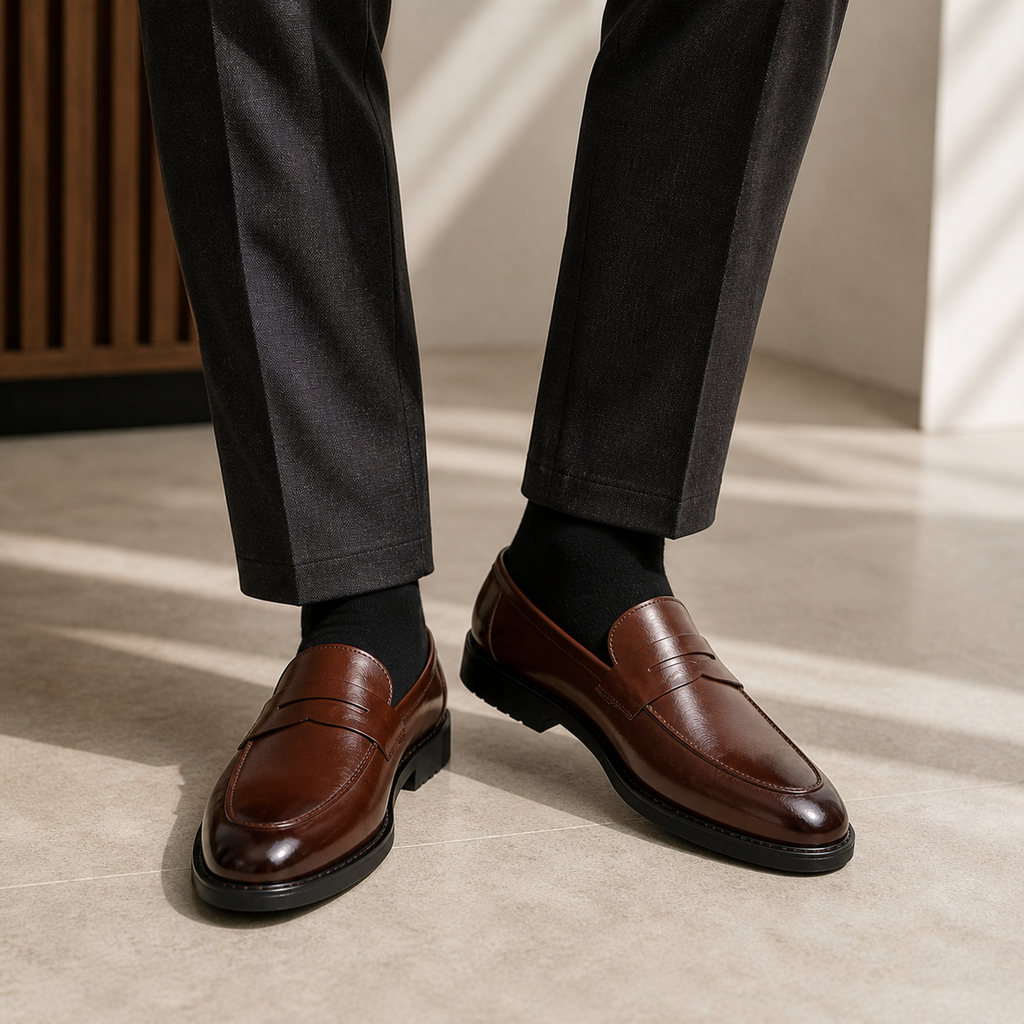Men's Wedding Loafers – Leather Sole