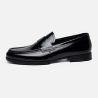 Men's Patent Loafers – Black