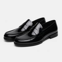 Men's Patent Loafers – Black