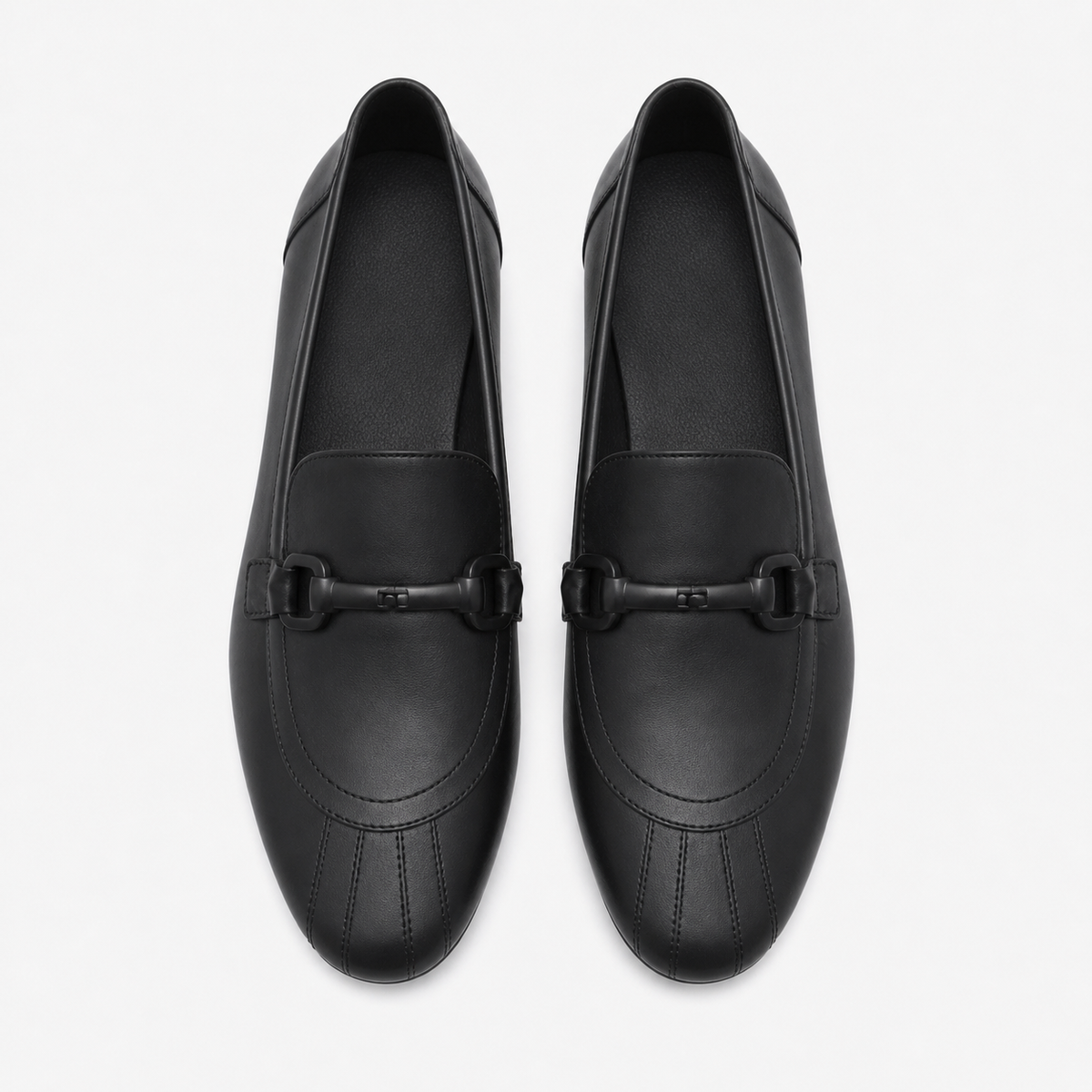 Women's Leather Heeled Loafers