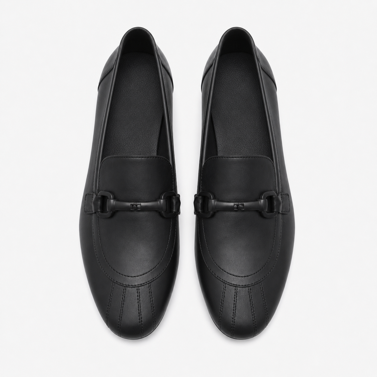 Women's Leather Heeled Loafers