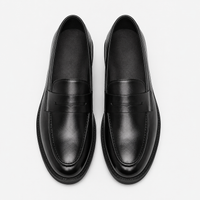 Men's Leather Loafers – Black