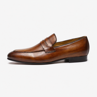 Men's Leather Loafers – Cognac