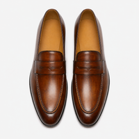 Men's Leather Loafers – Cognac