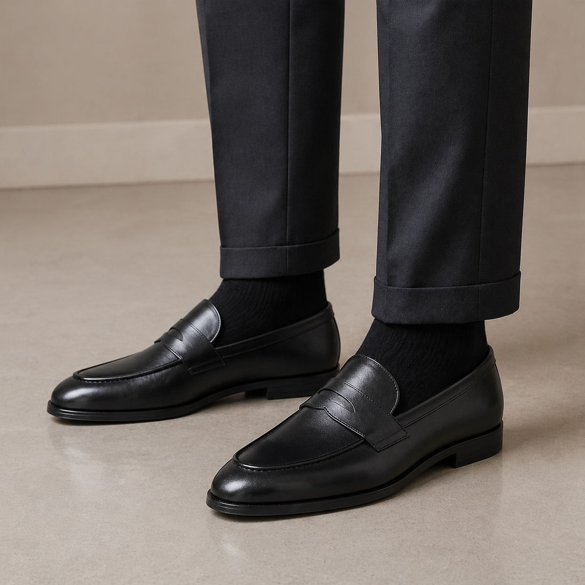 Classic Men's Leather Loafers