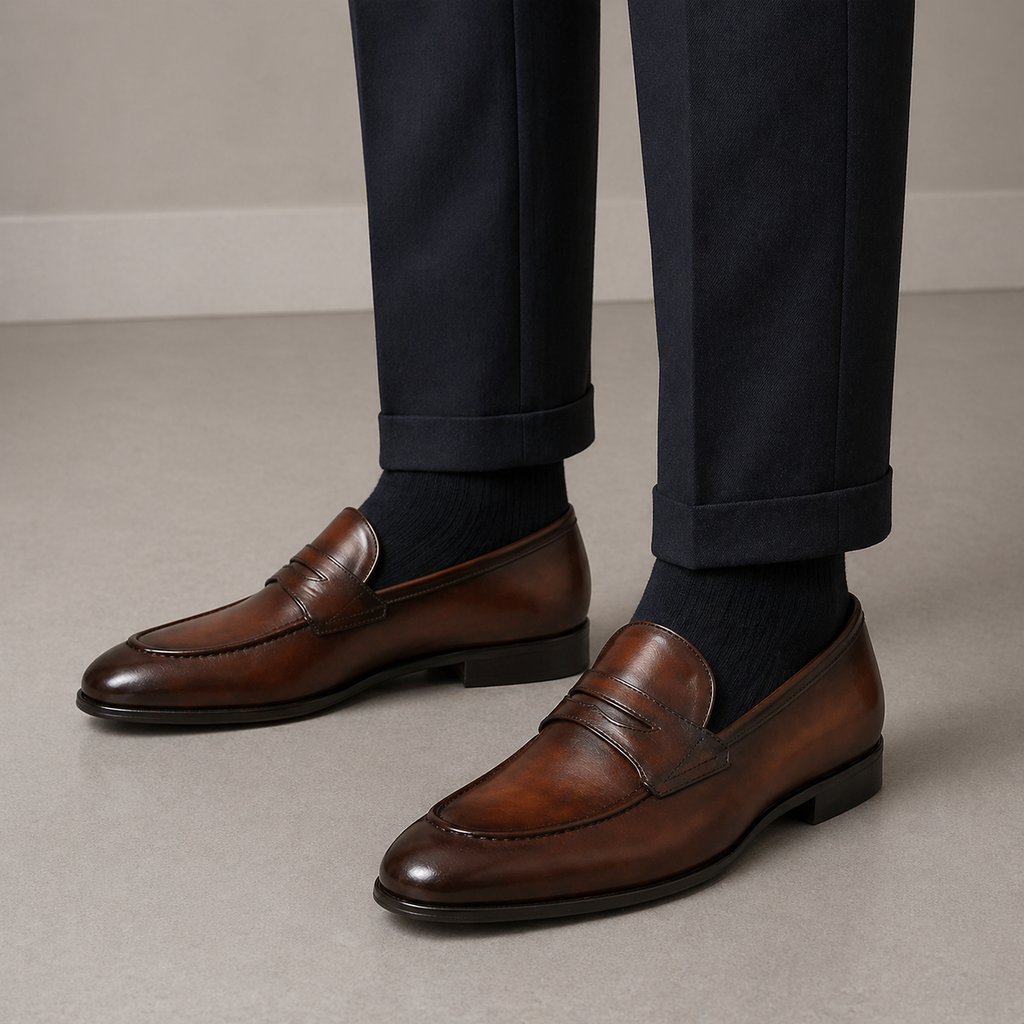 Chic Men's Leather Loafers