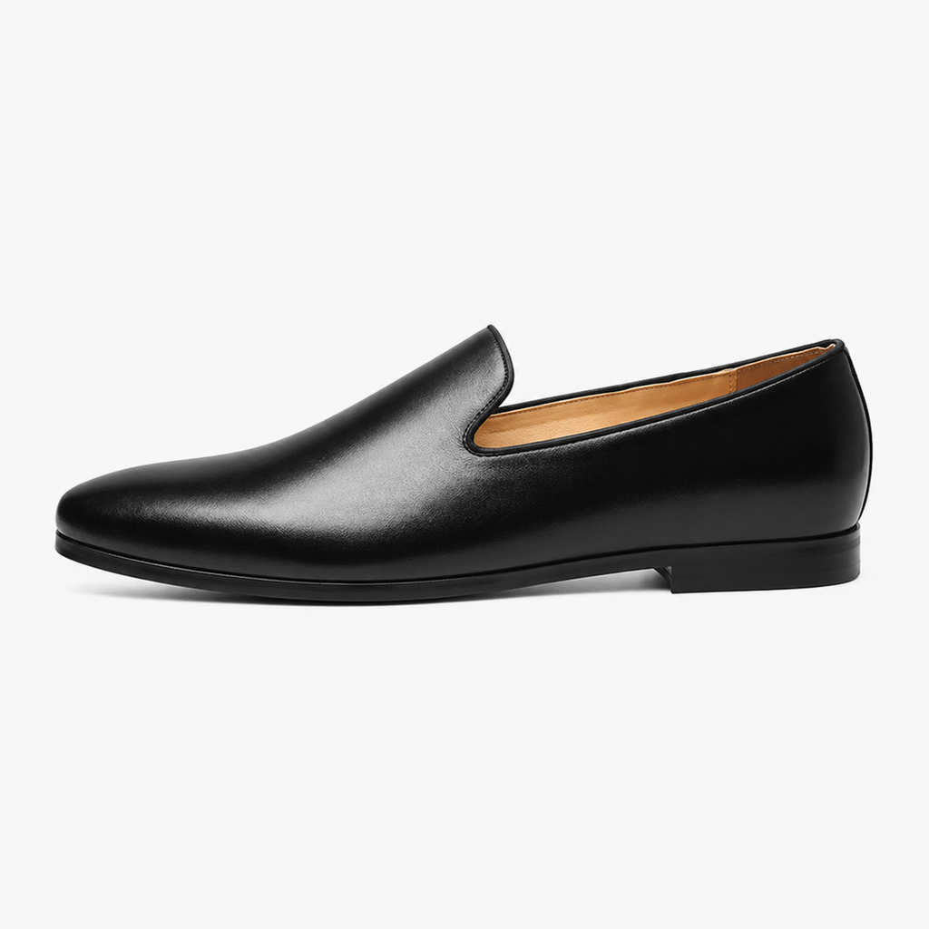 Men's Leather Loafers Without Laces