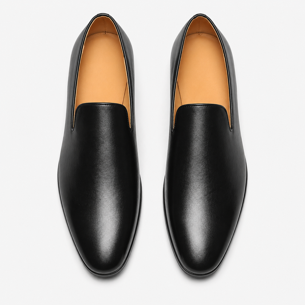 Men's Leather Loafers Without Laces