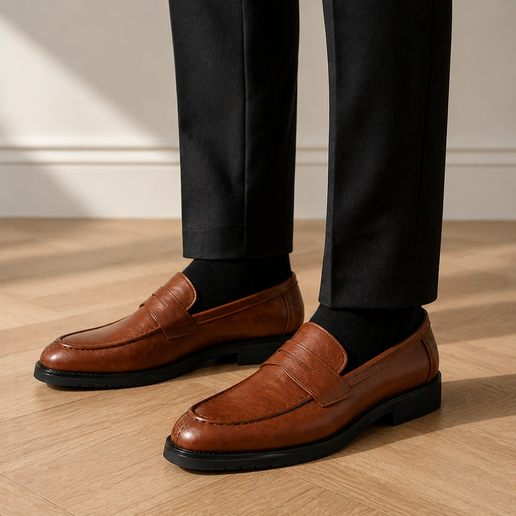 Men's Leather Loafers – Soft Sole