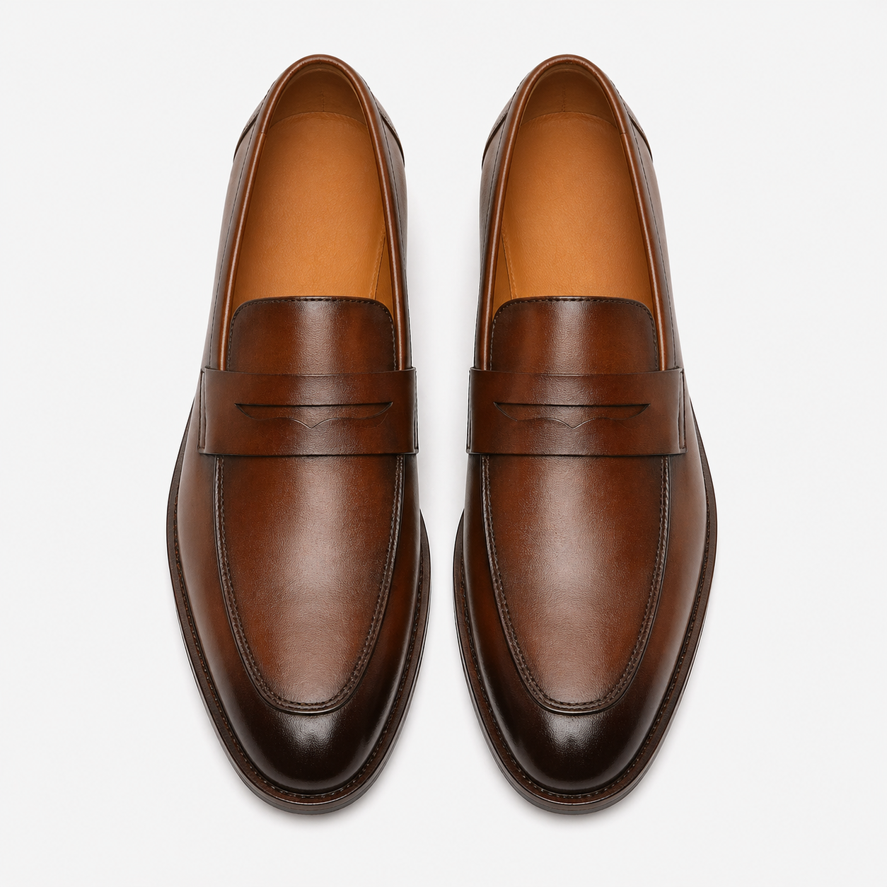 Men's Leather Loafers – Hand-Stitched