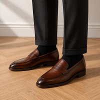 Men's Leather Loafers – Hand-Stitched