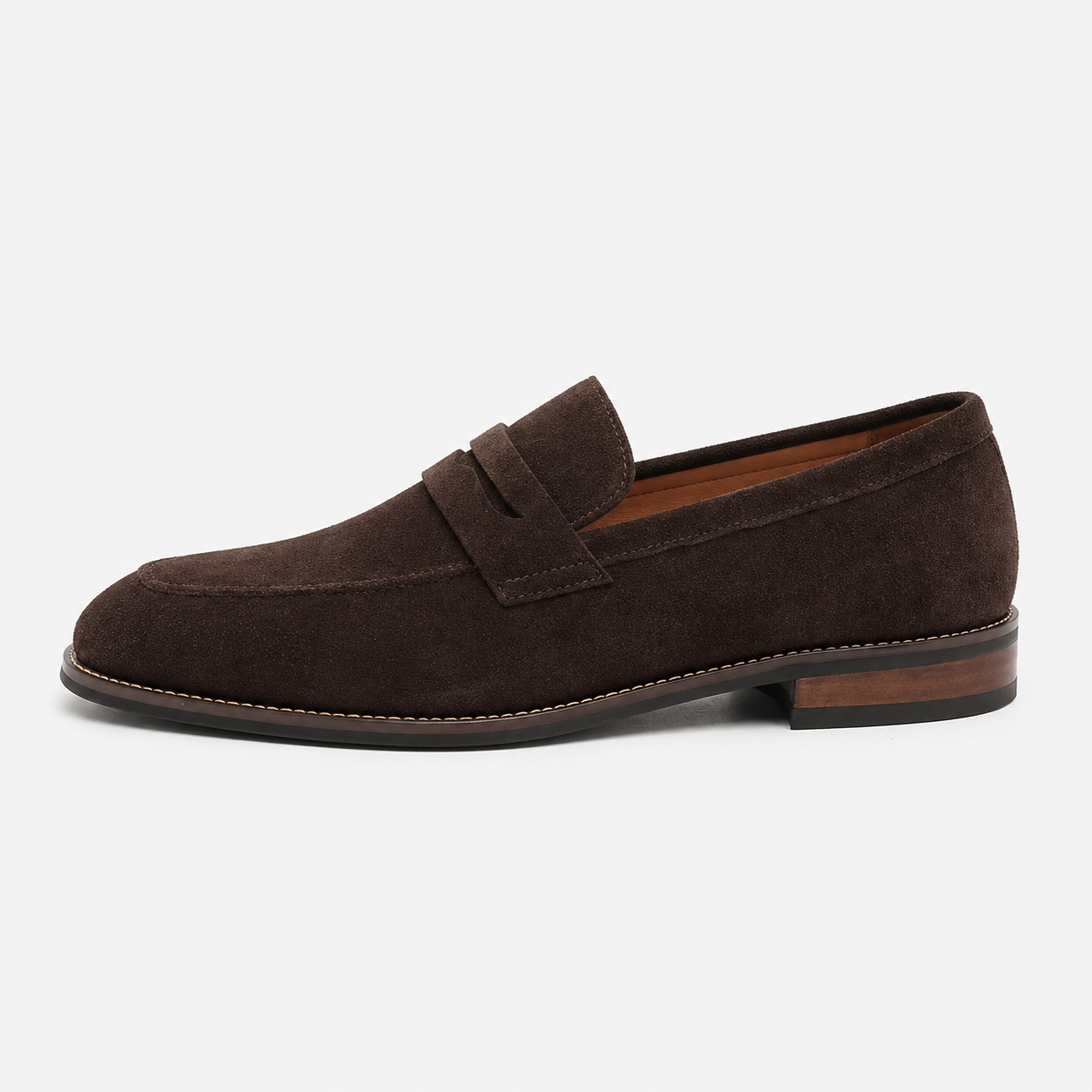 Men's Brown Suede Loafers