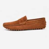 Men's Suede Loafers with Spikes