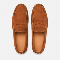 Men's Suede Loafers with Spikes