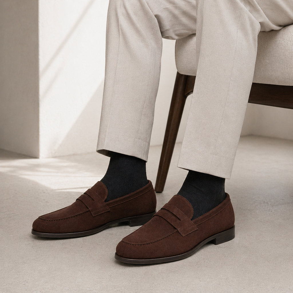 Classic Men's Suede Loafers