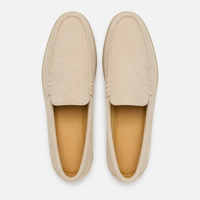 Men's Suede Loafers Without Laces