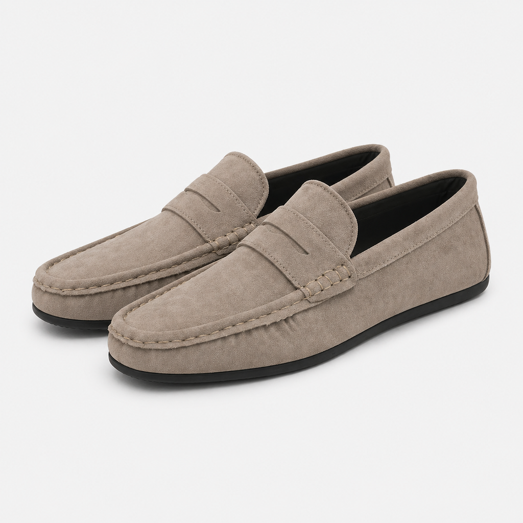 Men's Lightweight Suede Loafers