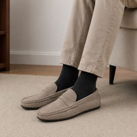 Men's Lightweight Suede Loafers