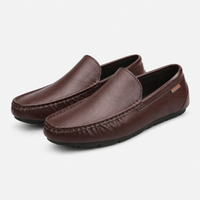 Men's Leather Boat Loafers