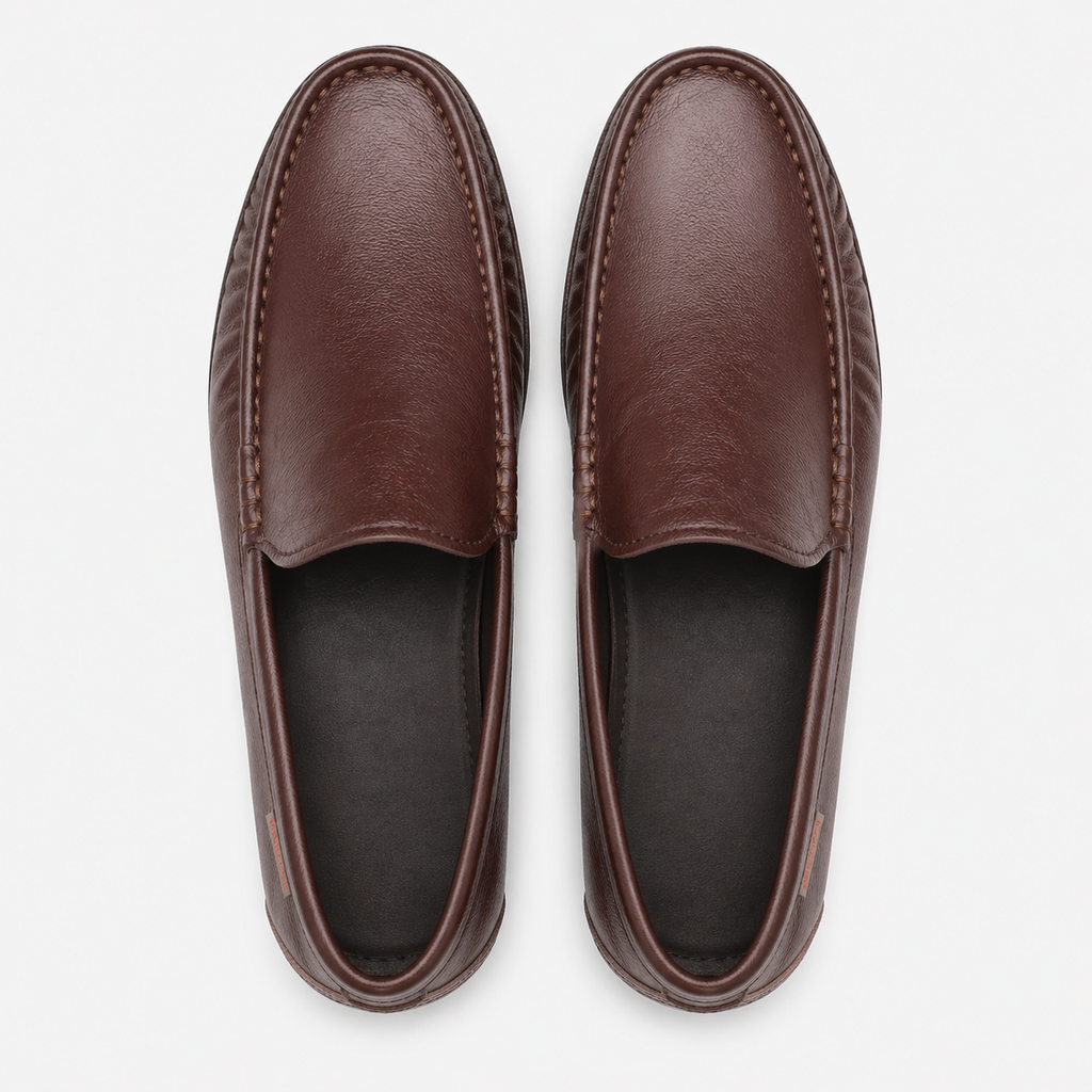 Men's Leather Boat Loafers