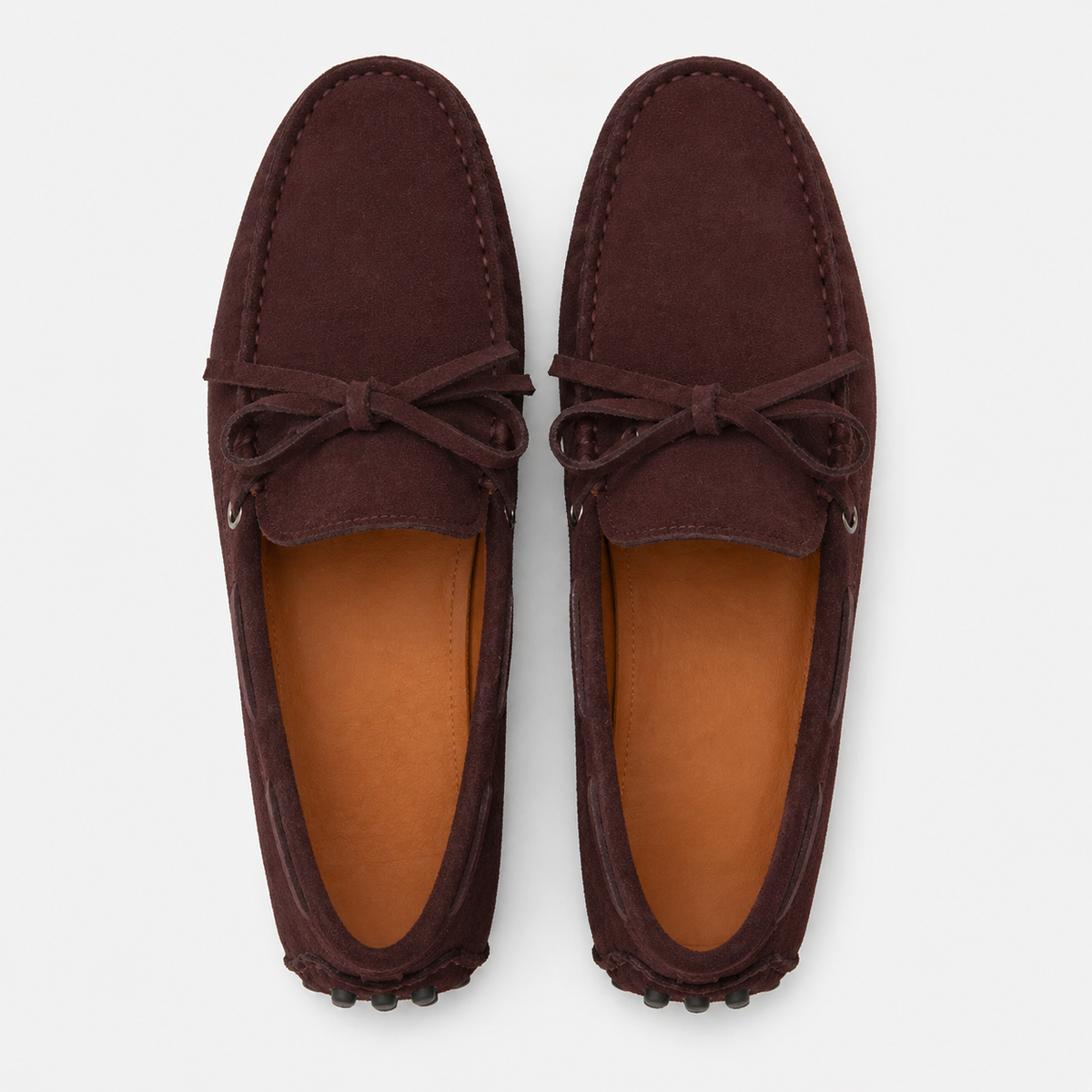 Men's Suede Boat Loafers