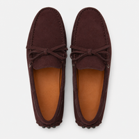 Men's Suede Boat Loafers