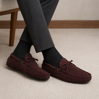 Men's Suede Boat Loafers