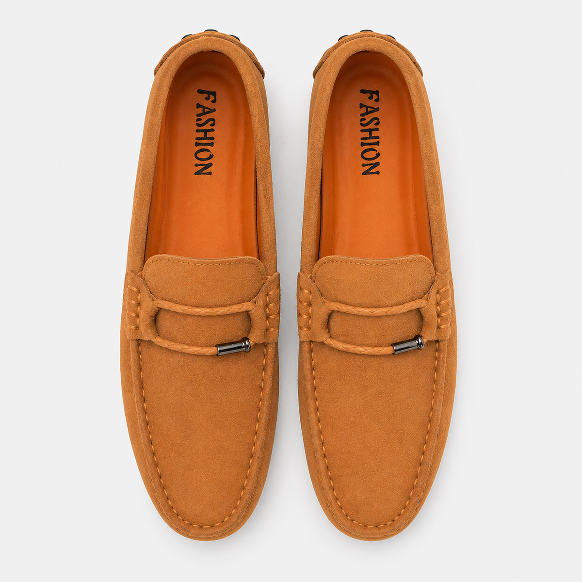 Men's Brown Boat Loafers