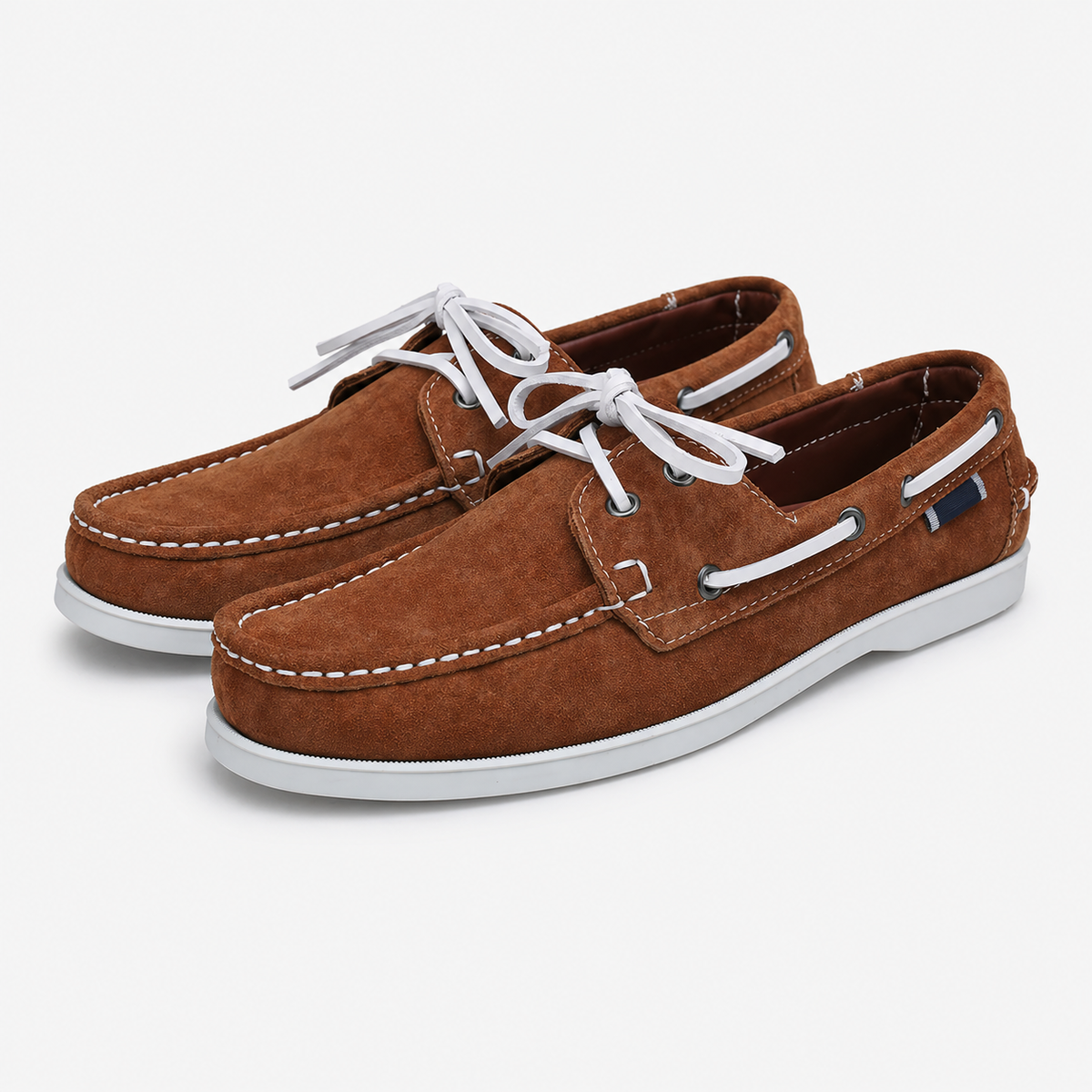 Men's Boat Loafers – Camel