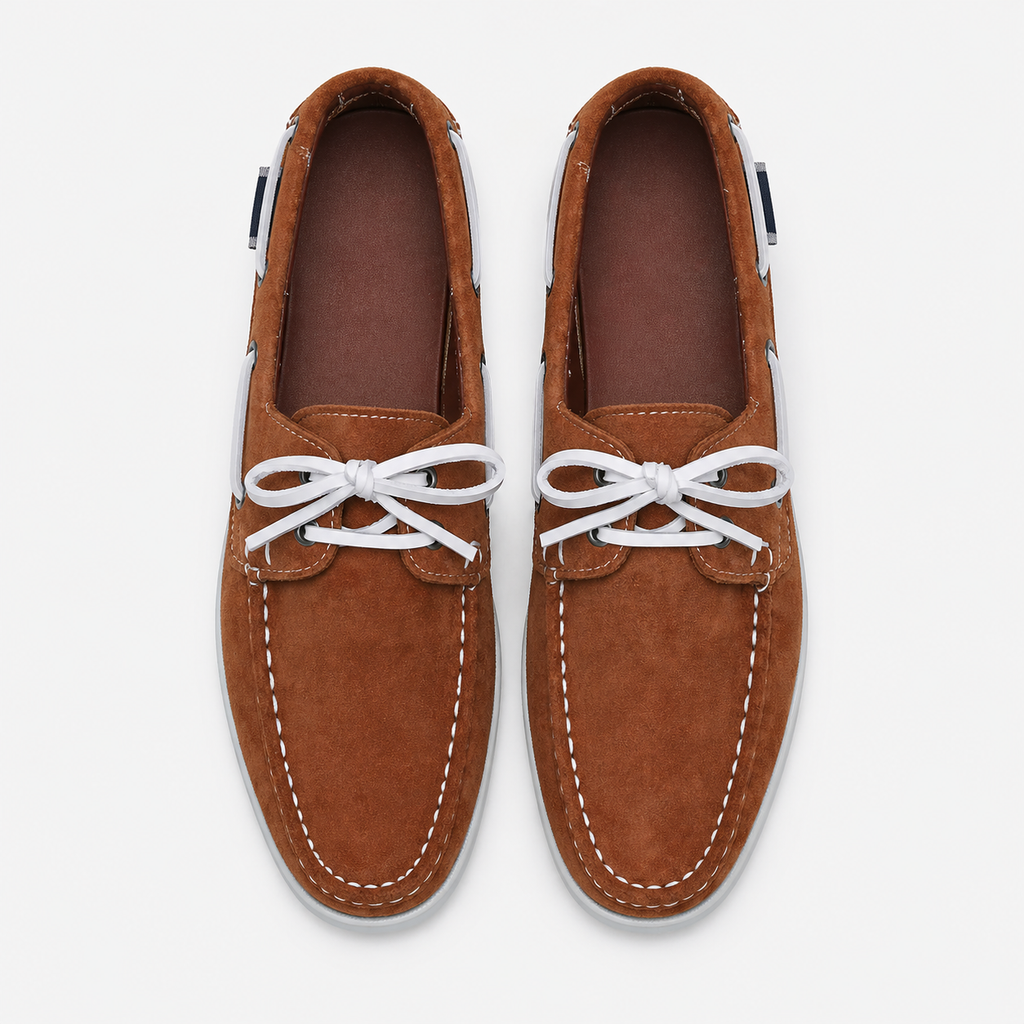 Men's Boat Loafers – Camel