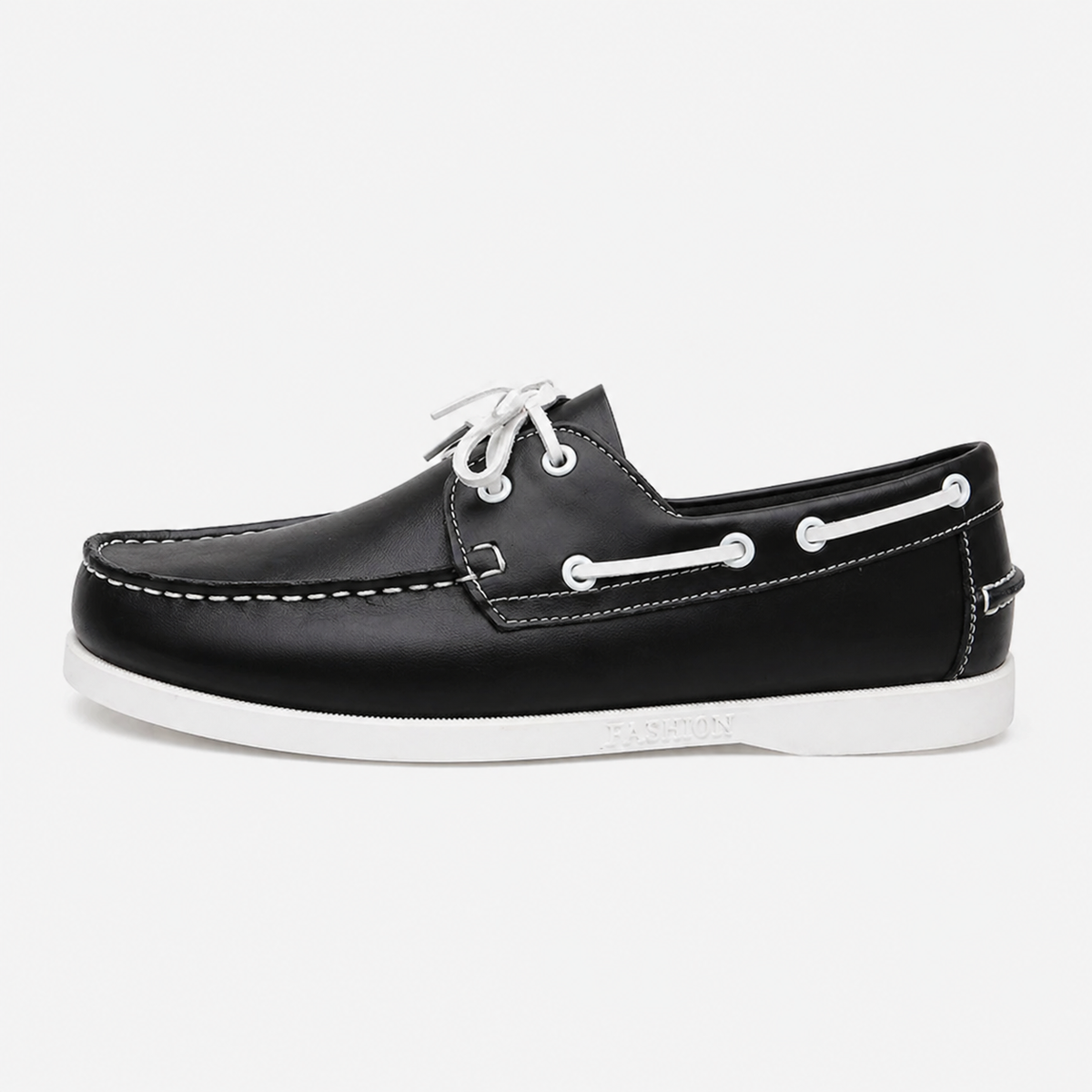 Men's Boat Loafers – White Sole
