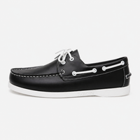 Men's Boat Loafers – White Sole