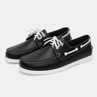 Men's Boat Loafers – White Sole