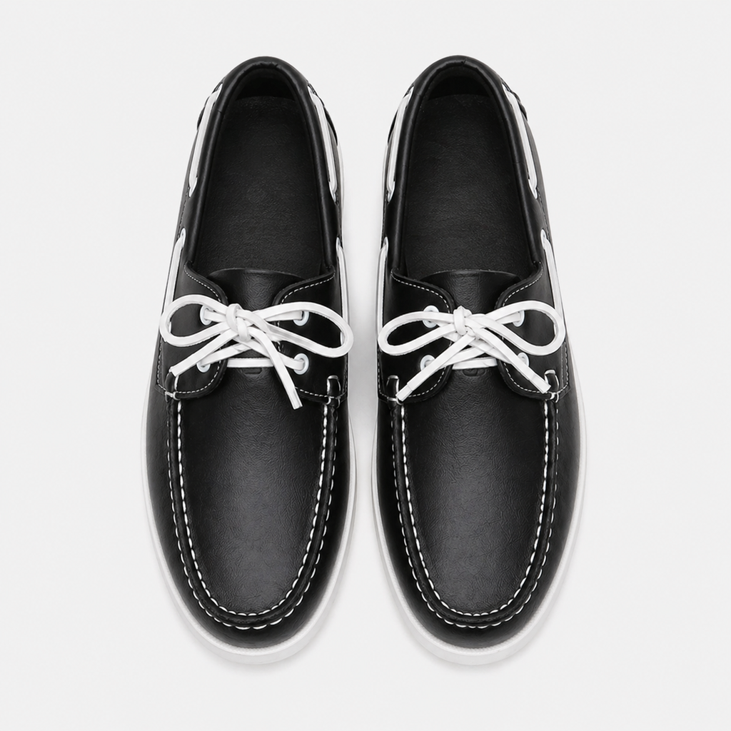 Men's Boat Loafers – White Sole