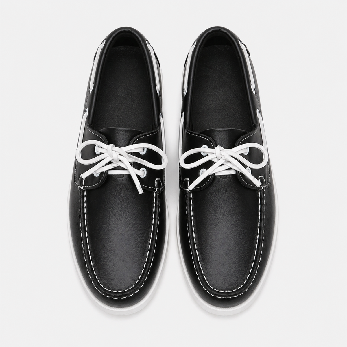 Men's Boat Loafers – White Sole