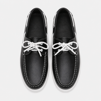 Men's Boat Loafers – White Sole