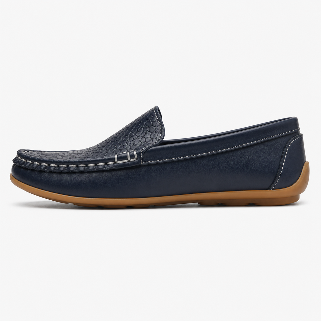 Boys' Brown Leather Loafers